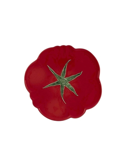 Mensa Home Тарелка для томатов 31x1,7 см для пиццы зелено-красная