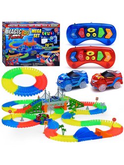 Автотрек с машинками на радиоуправлении (18279В)