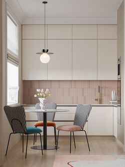 Стул Pompadour, велюр, пыльная роза