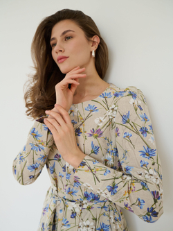 Платье с рукавом длинное