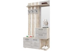 Готовая прихожая Вальс ВШ-1 дуб крафт серый / бетонный камень