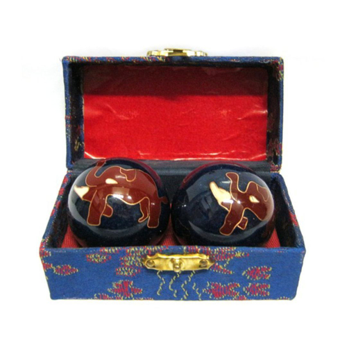 Шары баодинг поющие слоны синие 4см