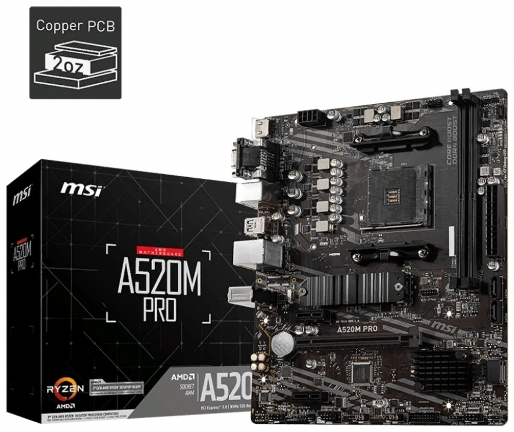 Материнская плата MSI A520M PRO