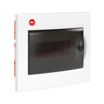 Щиток встраиваемый с дверцей 8 мод.,IP41, белый, с клеммным блоком 63А