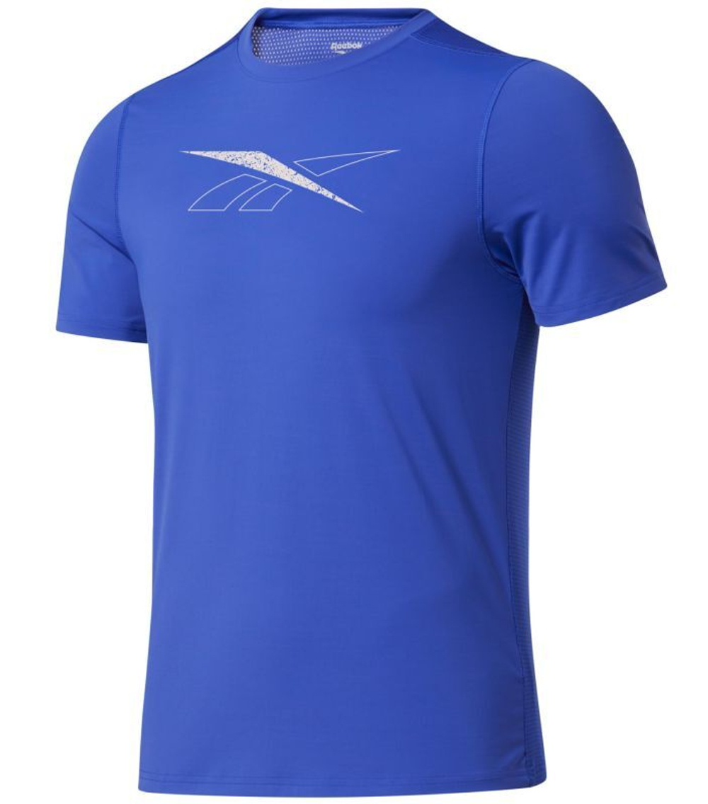 Мужская теннисная футболка Reebok Workout Ready Activchil SS Tee M - bright cobalt