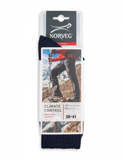 Термоноски мужские Norveg Climat Control средняя длина 9CCM