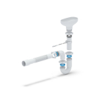 Сифон 1 1/2*40 прямоточ. с гофрой 40*40/50 DR0115 с разрывом струи АНИ пласт