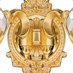 786622 Бра AMPOLLO 2х60W E14 24К ЗОЛОТО