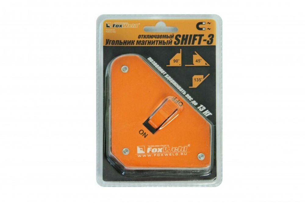 Угольник магнитный  для сварщика Foxweld SHIFT-3 отключаемый