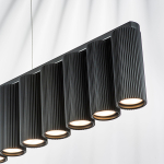 718137 Люстра ROMA 13х28W GU10 (led) ЧЕРНЫЙ