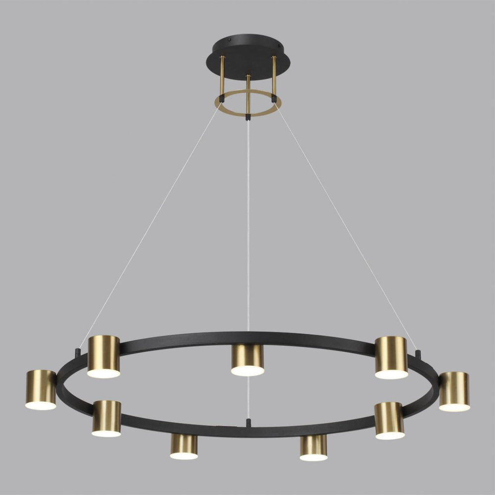 6532/58L LEDIO LN23 220 чёрный, латунь Светильник подвесной LED 58W 3000-6000K 2224Лм 220V FLINT