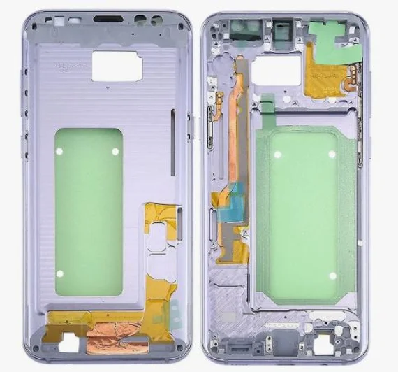 Средняя часть корпуса для Samsung Galaxy S8 Plus с кнопками и шлейфами (SM-G955FD) Фиолетовая