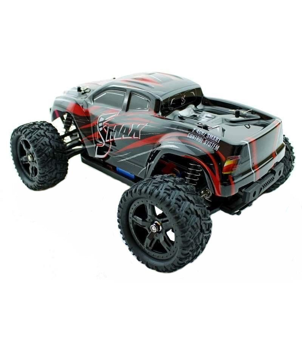 Радиоуправляемый монстр Remo Hobby SMAX Brushless (красный) 4WD 2.4G 1/16 RTR
