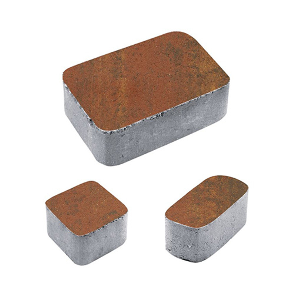 Тротуарная плитка КЛАССИКО - Листопад гладкий Арабская ночь, комплект из 3 видов плит