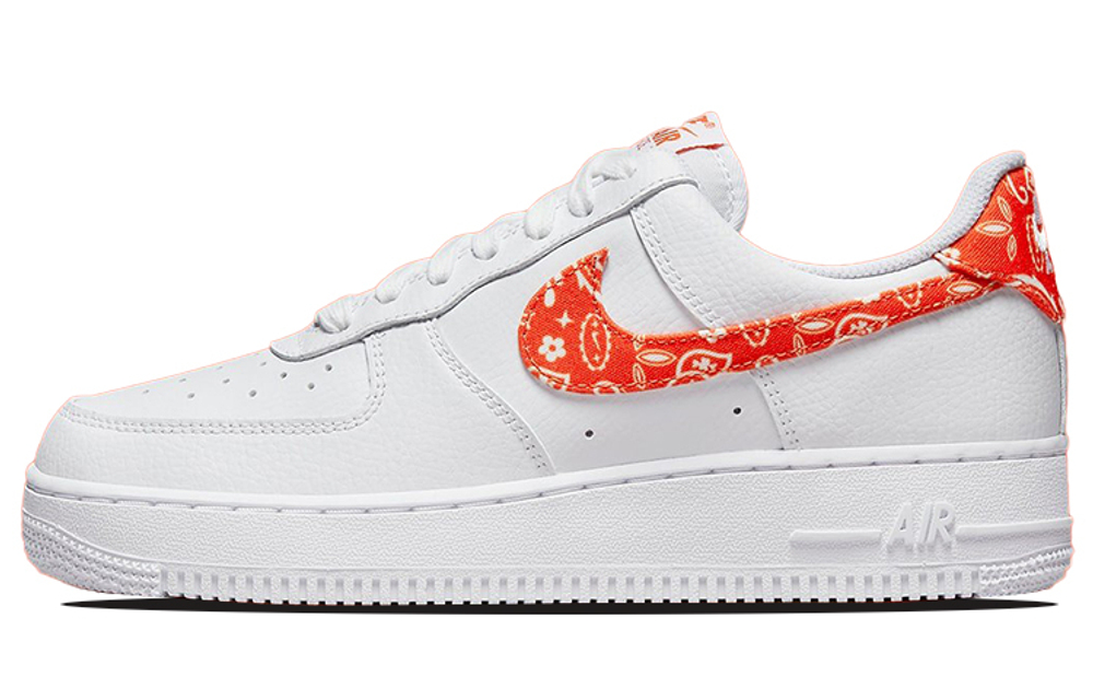 Nike Air Force 1 Low 07 Ess Orange Paisley Hyper Sneakers