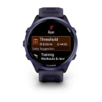 Умные часы Garmin Forerunner 570 - 47 мм Алюминий индиго с полупрозрачным ремешком цвета имперского фиолетового индиго