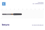 Бор алмазный для циркония Frank Dental типа FG - D.ZR1356.314.023-8