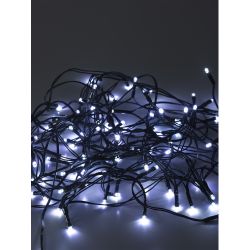 Садовая гирлянда ЭРА ERASF22-29 Бахрома на солнечной батарее холодный свет 3.8*0.5 м