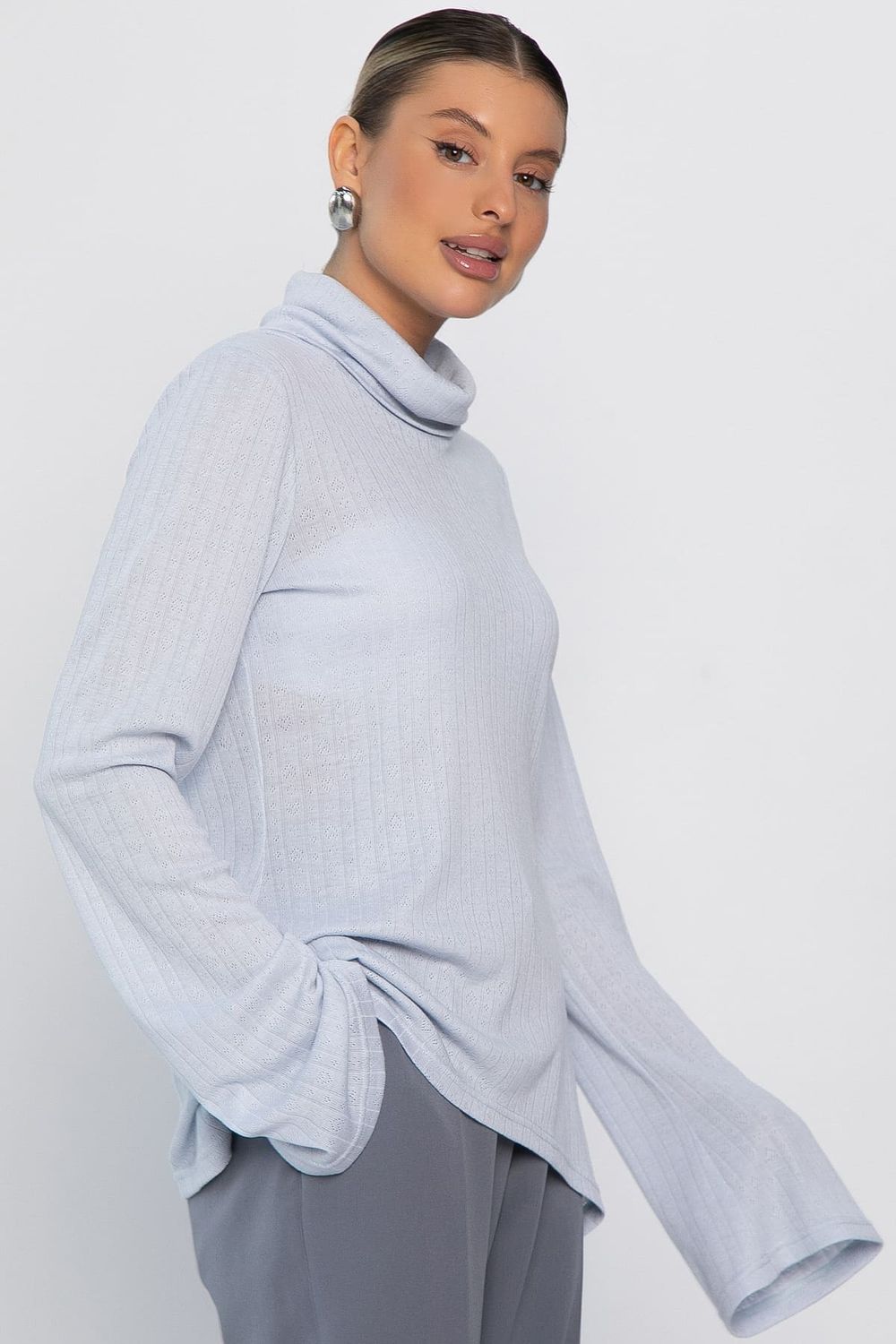 Джемпер В объятьях нежности (нежно-голубой) Б14447-4М LT Collection