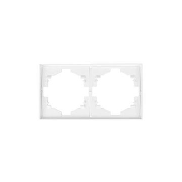 Рамка STRONG 2-постовая жемчуг KRANZ