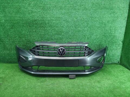 Бампер передний VW Polo 6 (2020-2022) (В сборе)