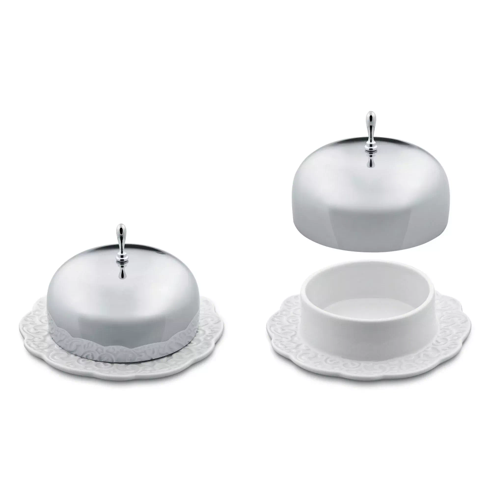 Alessi - Масленка с соусом 12см. / артикул   MW16  / GTIN 8003299383245