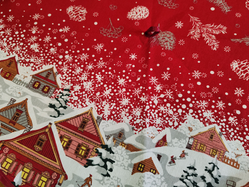 Полотенце кухонное, круглое, 2 шт, рогожка