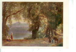 Почтовая открытка СССР - Озеро Альбано - С.Ф. Щедрин (1791 - 1830)