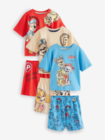 Пижама для мальчика Next AC1-057 3 шт., Красный, Голубой, Бежевый