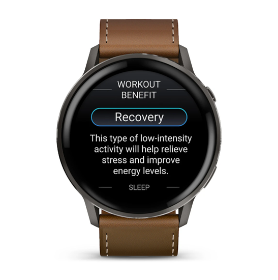 Умные часы Garmin Venu 4 - 45мм Slate with Black Silicone Band and Brown Leather Band