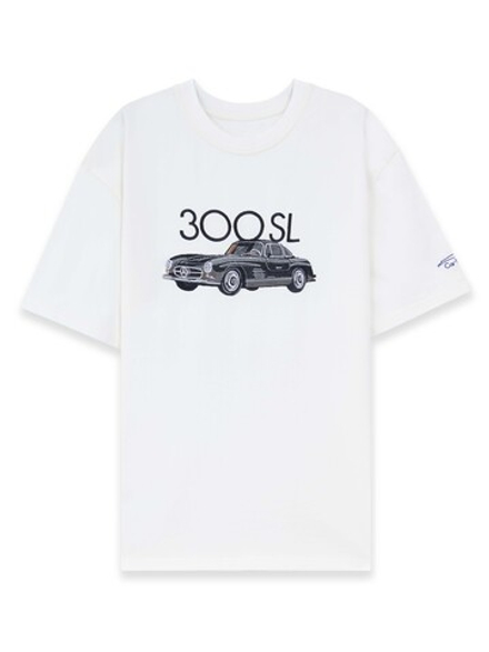 Футболка с вышивкой "300 SL" 2S project Car T Shit