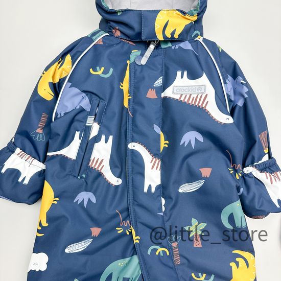 Комбинезон демисезонный "Динозавры" индиго