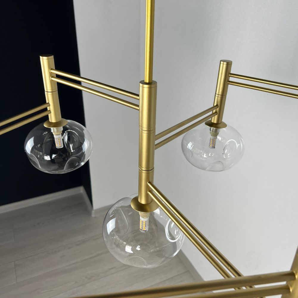 Люстра на штанге TEMPER L7 Gold