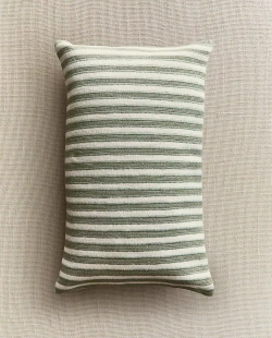 ZARA HOME НАВОЛОЧКА ДЛЯ ДЕКОРАТИВНОЙ ПОДУШКИ В ПОЛОСКУ, СИНИЙ