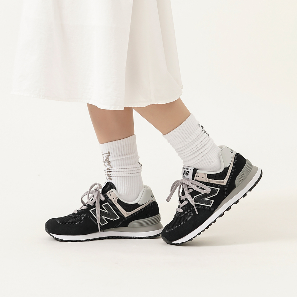 574 New Balance 'Core Pack - Black Grey'