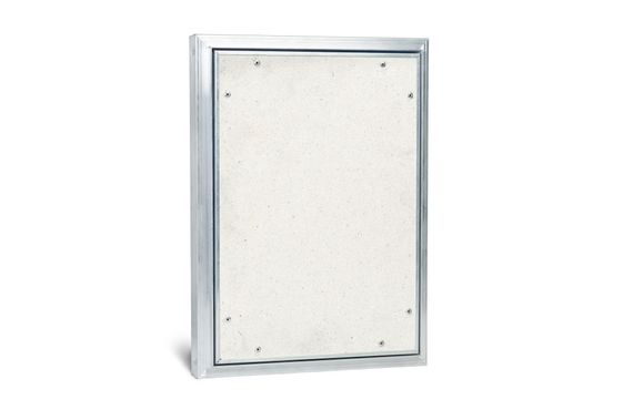 Люк под плитку нажимной Модерн Мини 200х300 мм (ШxВ, 20х30 см) с надежной износоустойчивой петлей, алюминиевый