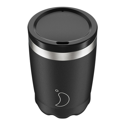 Chilly's Bottles Термокружка Coffee Cup 340 мл Monochrome Black