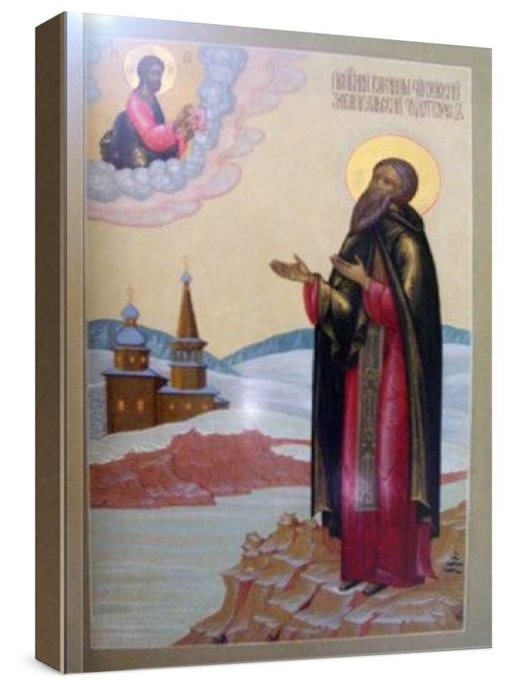 Варлаам Чикойский (рукописная икона)