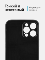Чехол ROSCO для Apple iPhone 12 Pro Max (арт. IP12PROMAX-CARBONE-BLACK )