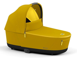 Коляска для новорожденных Cybex Priam IV Chrome Brown Mustard Yellow