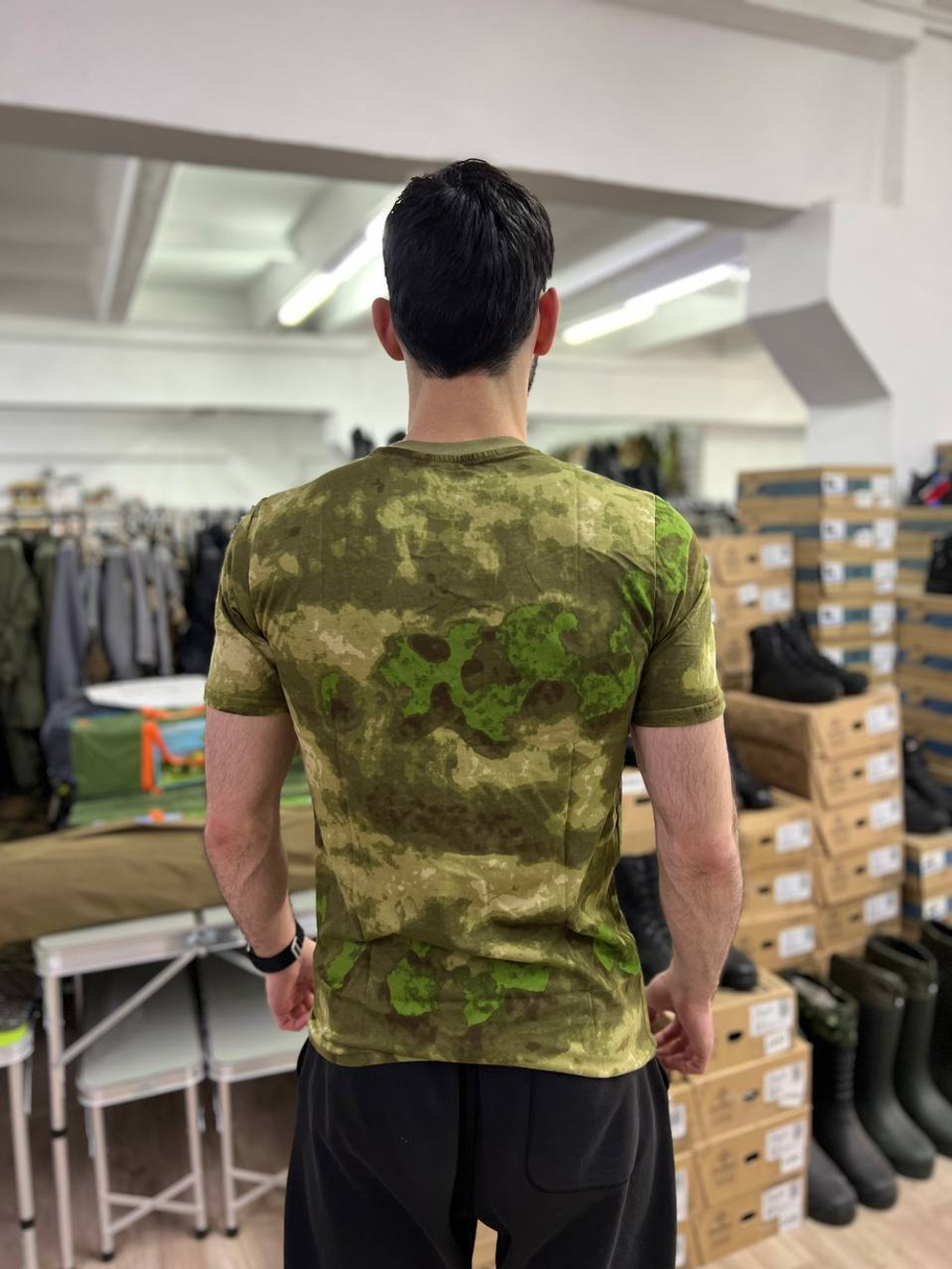 Футболка хлопковая / мох