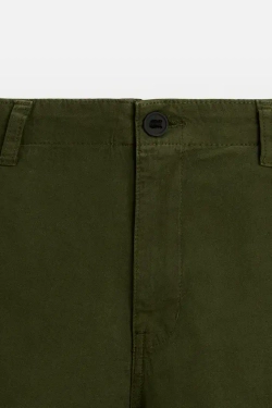 ZARA БРЮКИ КАРГО RELAXED FIT, ТЕМНЫЙ ХАКИ