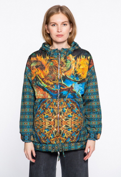 Куртка "Подсолнухи", по мотивам картины Ван Гога "Подсолнухи (F452)