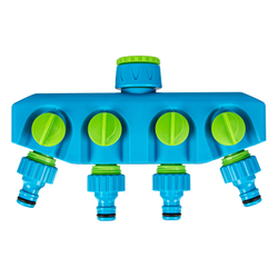 Разветвитель четырехканальный, пластиковый Palisad Luxe