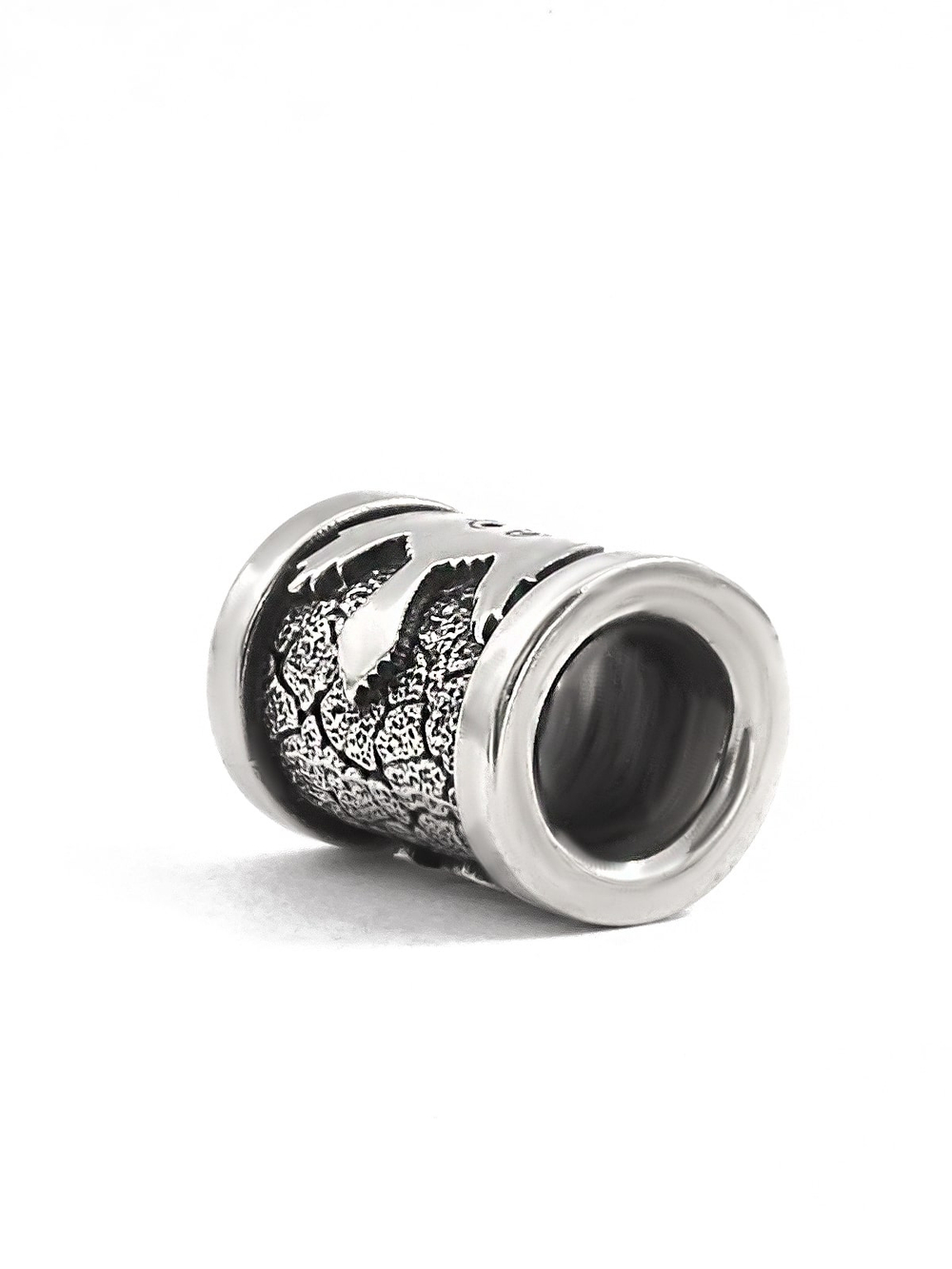 Шарм Ворон из серебра