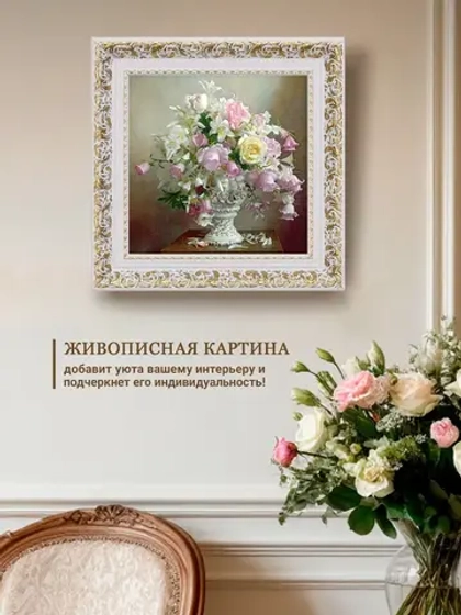 Картина на стену интерьерная на холсте 27*27 см