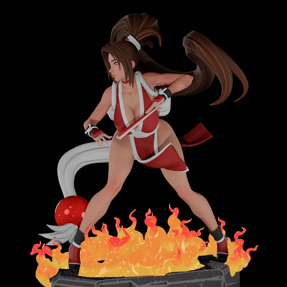 Май Сирануй Король бойцов Фатальная ярость Mai Shiranui King of Fighters Fatal Fury Фигурка
