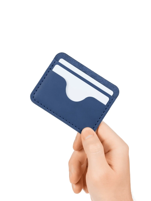 Картхолдер "2 кармана" Синий