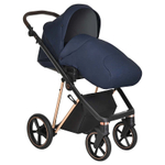 Детская коляска Roan Sol Luxury 2 в 1 RSL/4047 Mystic Blue/Rose Gold