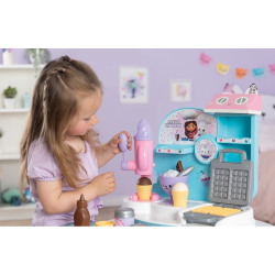 Smoby 350409 — Кафе-мороженое с машиной для мороженого, вафельницей и 20 аксессуарами Кукольный домик Габби 350409 — фото 13